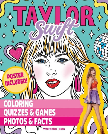 Taylor Swift Coloring & Activity Book White Star Paperback Softback