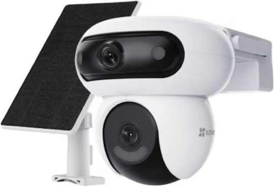 Ezviz HB90x IP Dual Κάμερα Παρακολούθησης Wi-Fi/4G 4+4MP Αδιάβροχη Μπαταρίας με Αμφίδρομη Επικοινωνία