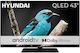 Hyundai Smart TV 43 Inch 4K Ultra HD QLED QLX43850GSMART HDR 2025