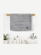 Lino Home Hand Towel Loomline 40x60cm Gray Weight 600gr/m²