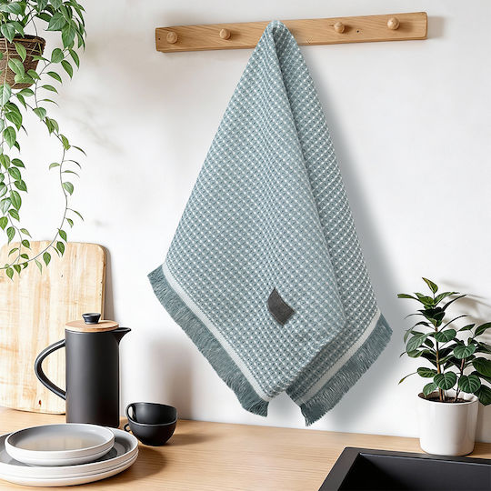 Lino Home Geschirrtuch aus 100% Baumwolle in Beige Farbe 40x60cm
