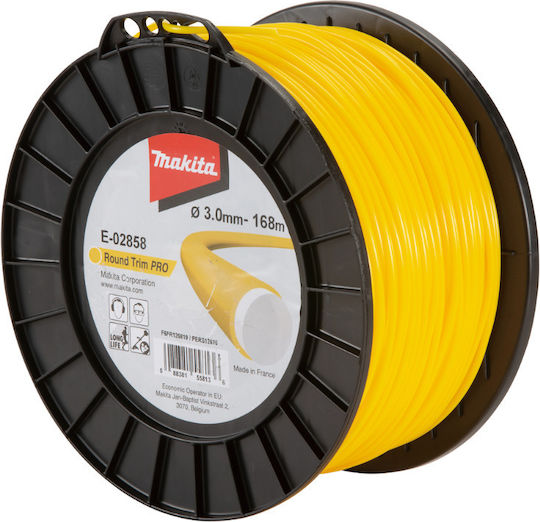 Makita E-02858 Bürstenschneider Rund Fadentyp Länge 168m und Dicke 3mm
