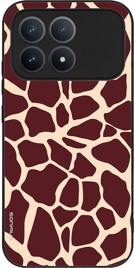 Θήκη Sonique Animal Print Series Xiaomi Poco F8 Pro 5g Giraffe 03