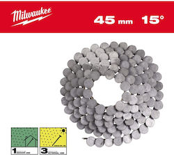 Milwaukee Καρφια 15° Δαχτυλιδι 3.05 X 45mm Hdg-1440