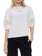 Women's Blouse Cotton White