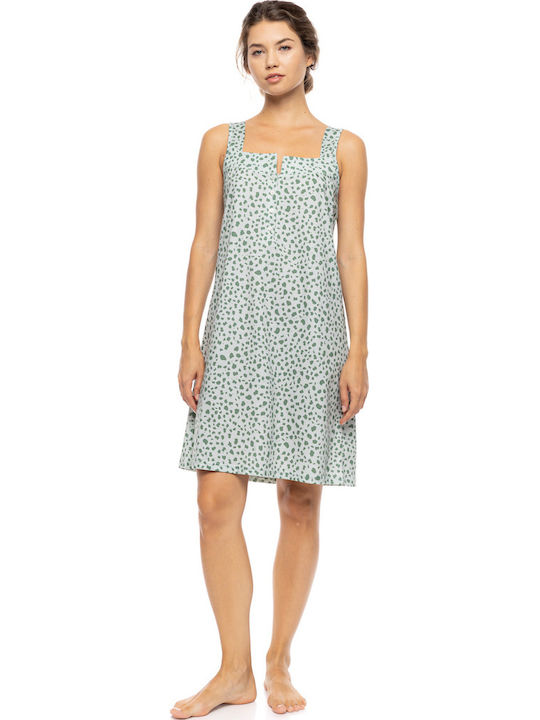 Pink Label Summer Women's Nightgown Jade