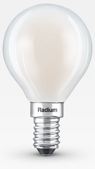 Radium Λάμπα LED 4.2W για Ντουί E14 Θερμό Λευκό