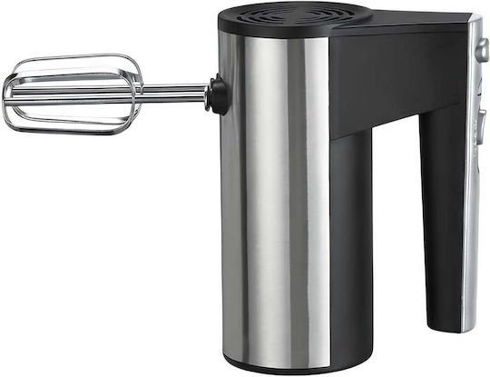 Avizar Elektrischer Mixer 450W 5 Geschwindigkeiten Edelstahl Schneebesen Schwarz Silber