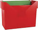 Donau Mini Archive Donau 5 Plastic Red File Folders 7422001pl-04