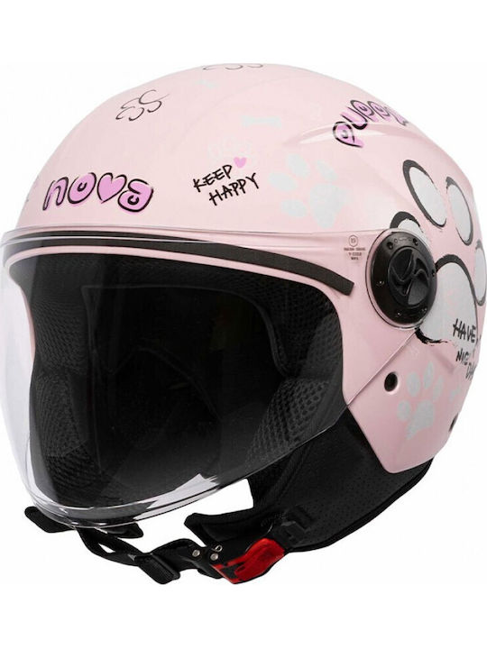 Nova Racing OF232 Παιδικό Jet ECE 22.06 Puppy Pink Nova Racing OF232 Παιδικό Jet ECE 22.06 Puppy Pink