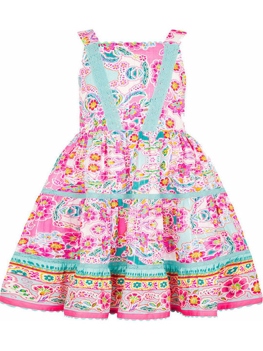 Kinderkleid Ärmellos Mehrfarbig