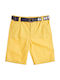 Kids' Shorts/Bermudas Fabric Yellow