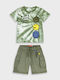 Kids' Set with Shorts Summer 2pcs Khaki