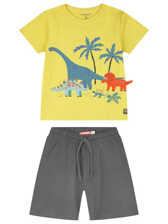 Kinder-Set mit Shorts Sommer 2Stück Anthracite
