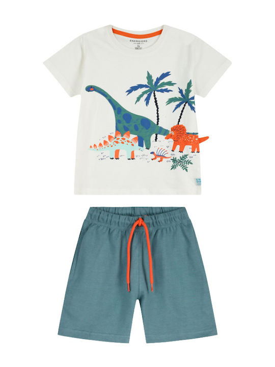 Kinder-Set mit Shorts Sommer 2Stück Petrol (Item J062)