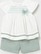 Kids' Set with Shorts Summer 2pcs Mint