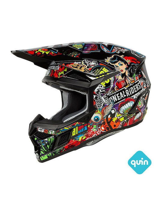 O'Neal 3SRS Crank V.24 Motorcycle Helmet Motocross ECE 22.06