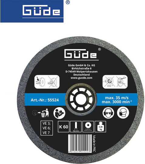 Grinding Wheels Bench Grinder 175x25x32 Mm K 36 Gude 55524