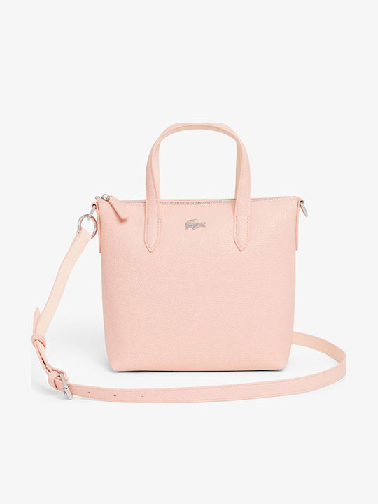 Lacoste Γυναικεία Τσάντα Shopper Ώμου Ροζ