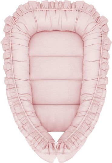 MimiNu Βρεφικό Μαξιλάρι Φωλιά Powder Pink 55x75εκ.