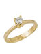 Single Stone from Gold 18K with Diamond