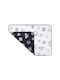 Qmini Pătură Pepinieră Swaddling pături Bambus Albastru 75x100cm