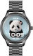 Colmi L28 Smartwatch (Black + Black Steel Strap)