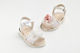 Ever Kid White Baptism Leather Sandals