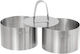 Set 2 Inele Pentru Torturi Presă Oțel Inoxidabil 8x5cm Zokura