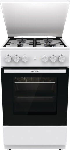 Gorenje Κουζίνα Υγραερίου 68lt με Εστίες Υγραερίου Π50εκ. Λευκή
