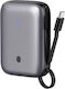 Platinet Power Bank 10000mAh 20W με Θύρα USB-A και 2 Θύρες USB-C Μαύρο