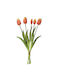 Real Touch Tulpen Blumenstrauß Orange-Gelb Farbe Kaemingk-899647