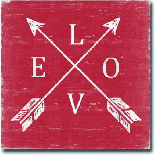 Love Πινακας Καμβα 28x28x1,5cm