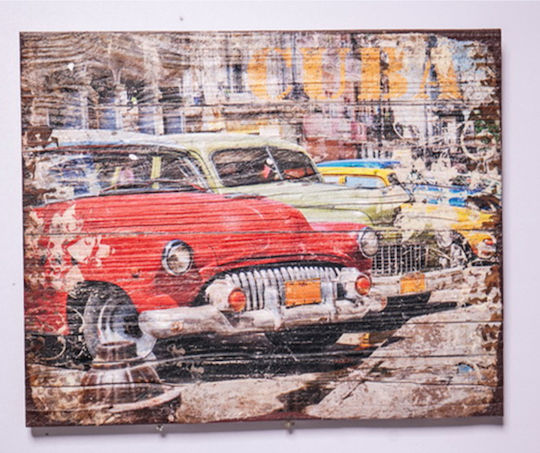 Hölzernes Gemälde 30x40x2,5cm