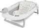 Primabobo Foldable Baby Bath with Thermometer Gray