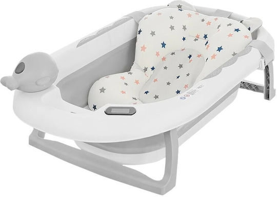 Primabobo Foldable Baby Bath with Thermometer Gray