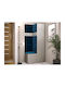 Hartford 348 Mobilier de Intrare cu Oglindă Cashmere 82x46x186cm
