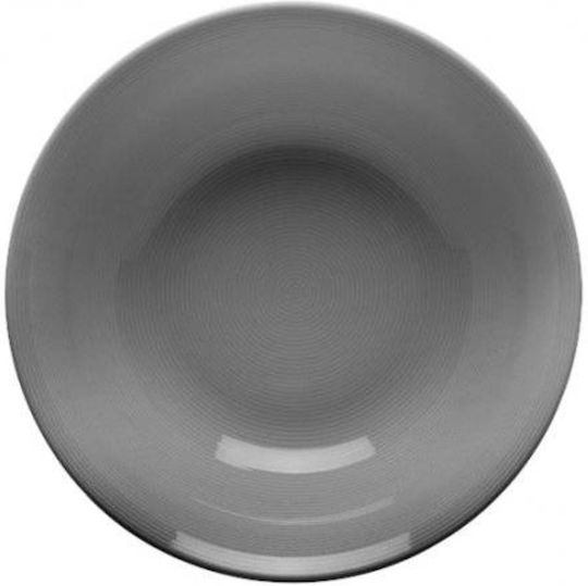 keleman Teller Suppe aus Porzellan Gray 23cm