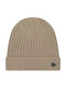 Kids Beanie Knitted Beige