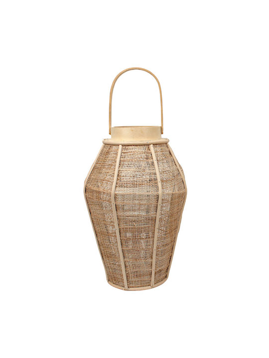 keleman Φαναράκι Bamboo Καφέ 22x22x33εκ.