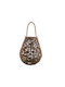 keleman Rope Lantern Brown 28x28x32cm