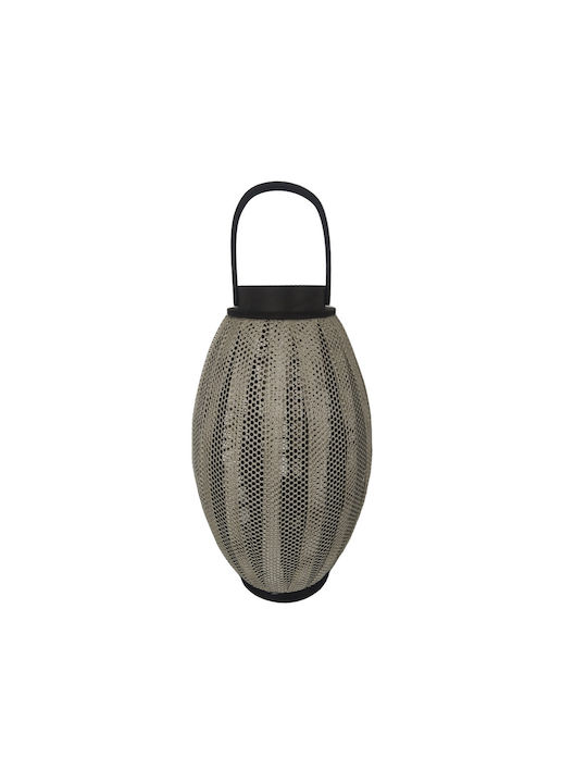 keleman Metallic Lantern Black 27x27x45cm
