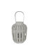 keleman Φαναράκι Bamboo Λευκό 25x25x37εκ.
