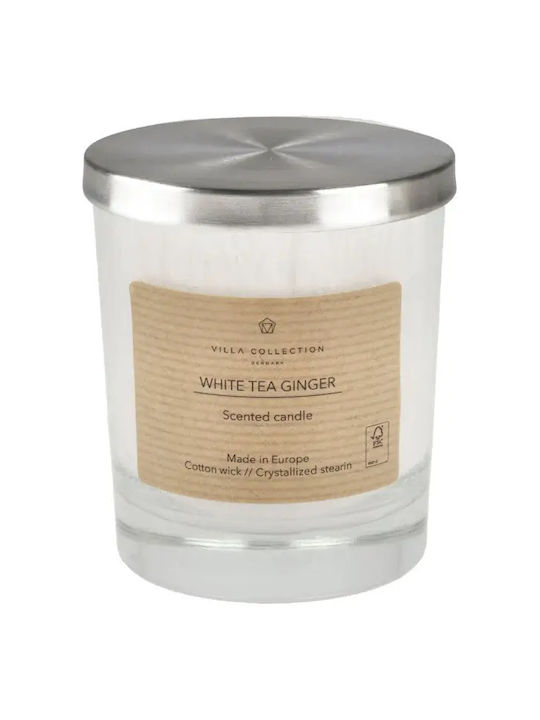 Villa Collection Aromatic Candle in Jar White 8.5x10cm