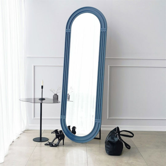 Καθρέπτης Με Στηριγμένο Στήριγμα- Μπλε55x170cm Καθρέπτης Με Στηριγμένο Στήριγμα- Μπλε55x170cm