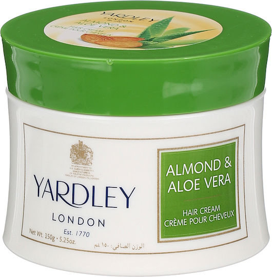 Yardley Tratament Cremă de Păr cu Migdale și Aloe Vera Nutritiv 150 G
