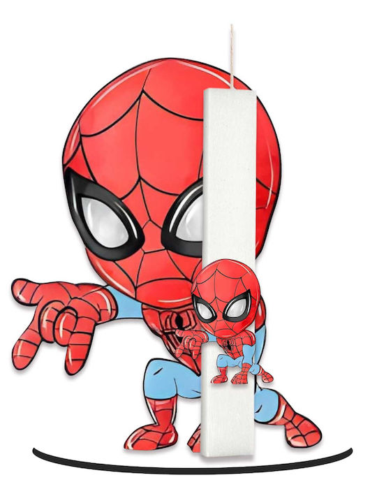 Λαμπάδα Πασχαλινή Spider-man Plexiglass Διακοσμητικό Ταμπλό