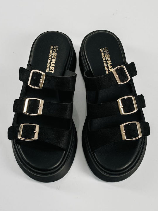 The Shoemart Leather Women's Flat Sandals Flatf...