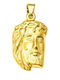 Ios Pendant Kids Talisman with Jesus Christ made of Gold 14K MEAK1001