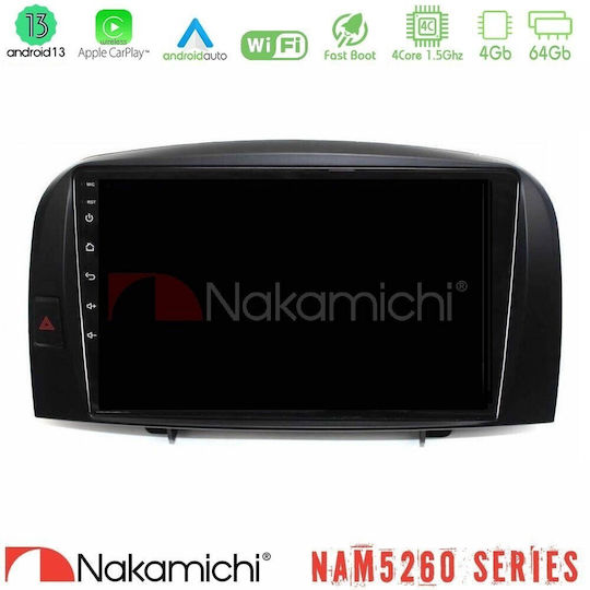 Nakamichi Nam5260 Serie 4-Kern Android13 4+64GB Hyundai Sonata 2005-2009 Navigations- Multimedia-Tablet 10" CarPlay + Android Auto